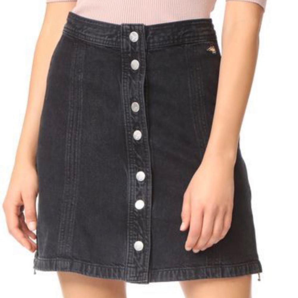 J Brand x Bella Freud Denim Skirt, Size 26